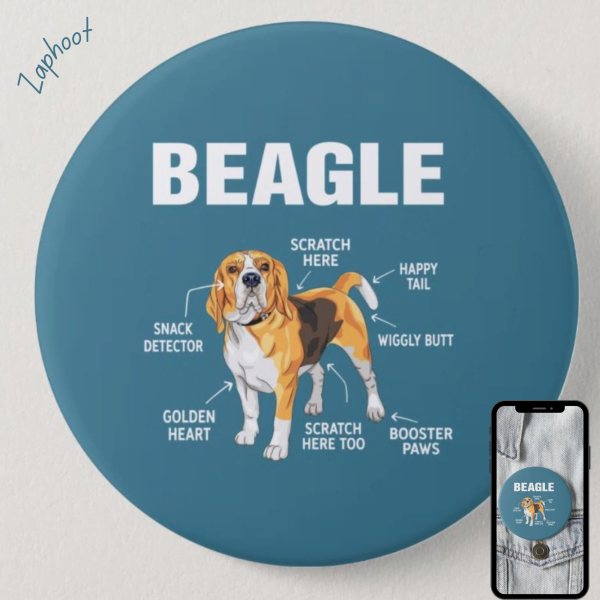 Beagle Facts Badge